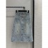 2024SS Denim Skirt LOUIS VUITTON Louis Vuitton Special Price New Limited Edition