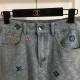 2024SS Denim Skirt LOUIS VUITTON Very trendy 2024SS Denim Skirt LOUIS VUITTON Very trendy