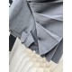 2024SS Pleated Skirt MIU MIU Adult Casual 2024SS Pleated Skirt MIU MIU Adult Casual