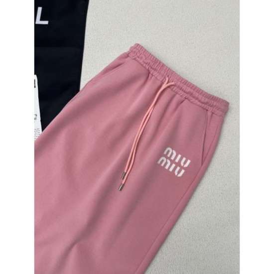 2024SS Top and Bottom Set MIU MIU Miu Miu Shock Sale! 2024SS Top and Bottom Set MIU MIU Miu Miu Shock Sale!