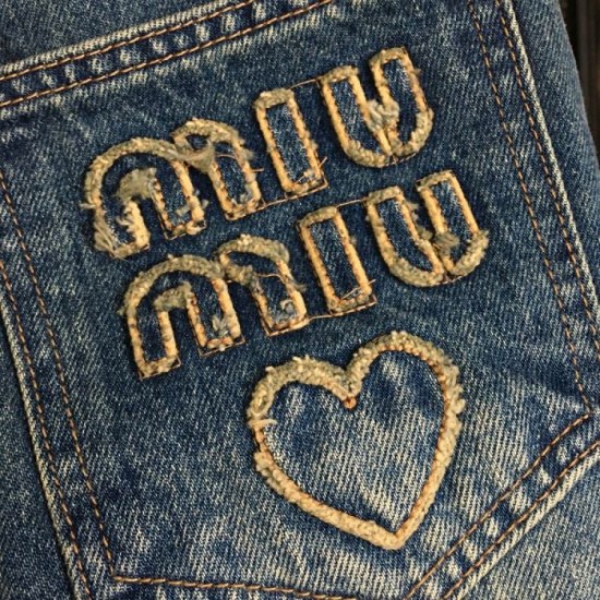 2024SS Denim Skirt MIU MIU Satisfied summer new item 2024SS Denim Skirt MIU MIU Satisfied summer new item