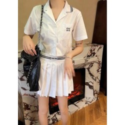 2024SS Top and Bottom Set MIU MIU Spring/Summer Season Starts