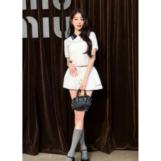 2024SS Top and Bottom Set MIU MIU Miu Miu Hot Spot Not in Japan 2024SS Top and Bottom Set MIU MIU Miu Miu Hot Spot Not in Japan