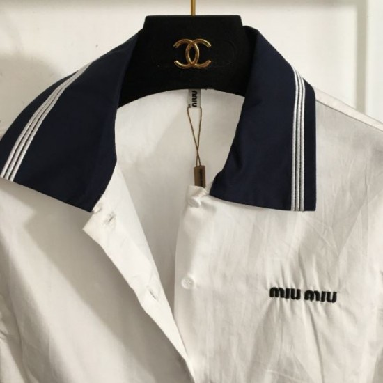 2024SS Top and Bottom Set MIU MIU Miu Miu Super Rare Hard to Obtain 2024SS Top and Bottom Set MIU MIU Miu Miu Super Rare Hard to Obtain