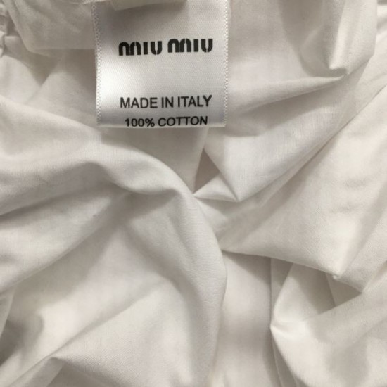 2024SS Top and Bottom Set MIU MIU Miu Miu Super Rare Hard to Obtain 2024SS Top and Bottom Set MIU MIU Miu Miu Super Rare Hard to Obtain