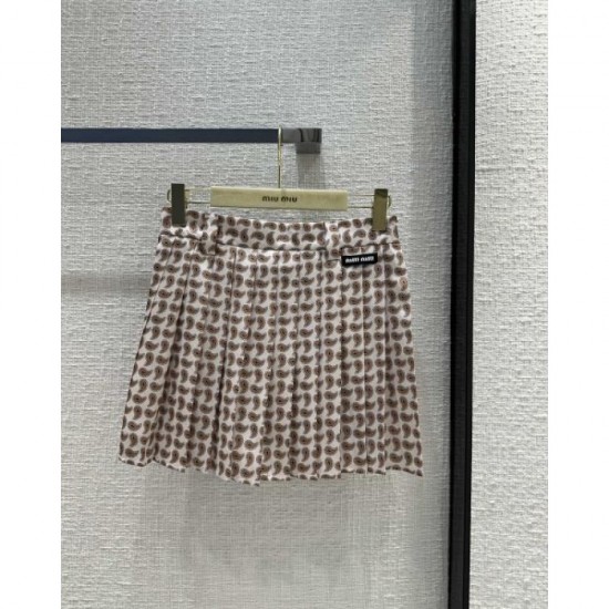 2024SS Top and Bottom Set MIU MIU Bestseller 2024SS Top and Bottom Set MIU MIU Bestseller
