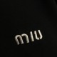 MIU MIU Top and bottom set 2024FW Unique design MIU MIU Top and bottom set 2024FW Unique design