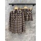 MIU MIU Top and bottom set 2024FW Miraculous sale price! MIU MIU Top and bottom set 2024FW Miraculous sale price!