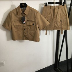 2024SS Top and Bottom Set PRADA New item that is extremely popular