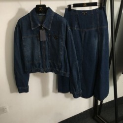 PRADA Top and bottom set 2024FW Popular among fashionable people