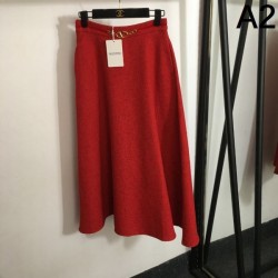VALENTINO Trapezoid Skirt 2024FW Latest and Stylish