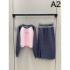2024SS Top and Bottom Set YSL Yves Saint Laurent Every Year Standard Popular Item 2024SS Top and Bottom Set YSL Yves Saint Laurent Every Year Standard Popular Item