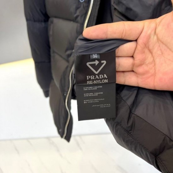 2024FW PRADA PRADA New limited edition first come, first served men's down jacket 2024FW PRADA PRADA New limited edition first come, first served men's down jacket
