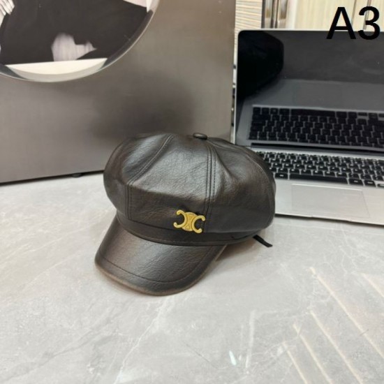 CELINE Adult style 2024SS hat perfect for everyday use CELINE Adult style 2024SS hat perfect for everyday use