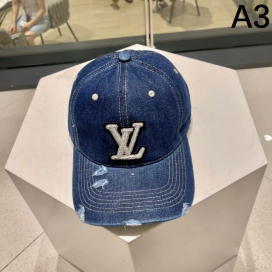 LOUIS VUITTON Louis Vuitton Hot New Summer New 2024SS Hat LOUIS VUITTON Louis Vuitton Hot New Summer New 2024SS Hat