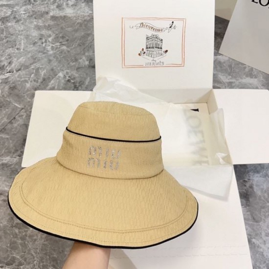 2024SS hat MIU MIU Miu Miu favorite brand 2024SS hat MIU MIU Miu Miu favorite brand