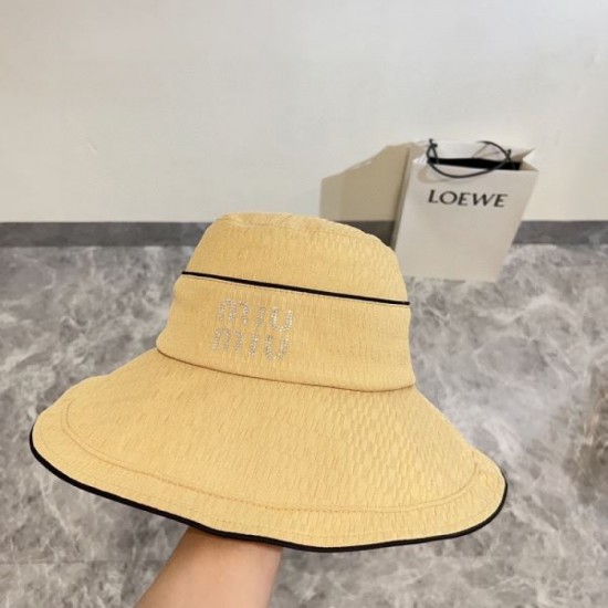 2024SS hat MIU MIU Miu Miu favorite brand 2024SS hat MIU MIU Miu Miu favorite brand