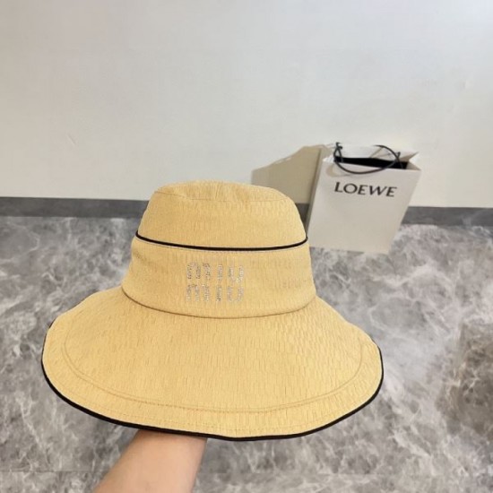 2024SS hat MIU MIU Miu Miu favorite brand 2024SS hat MIU MIU Miu Miu favorite brand