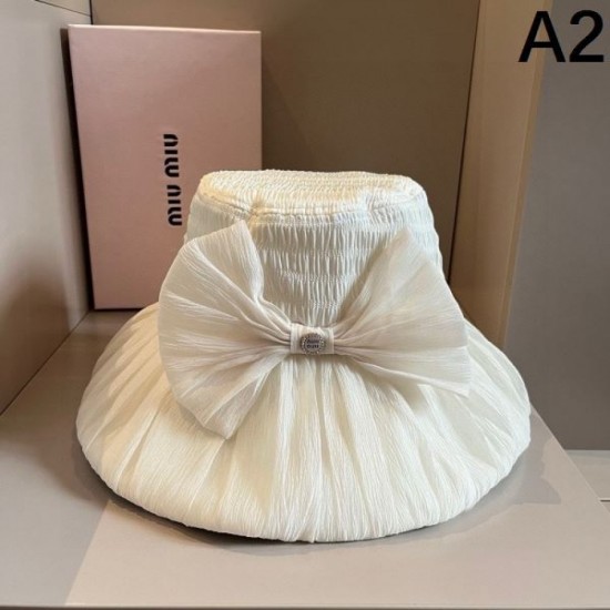 2024SS hat MIU MIU Miu Miu logo is beautiful 2024SS hat MIU MIU Miu Miu logo is beautiful