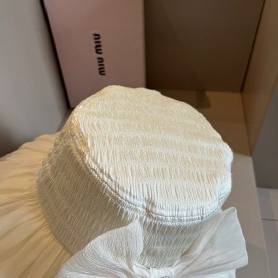 2024SS hat MIU MIU Miu Miu logo is beautiful 2024SS hat MIU MIU Miu Miu logo is beautiful