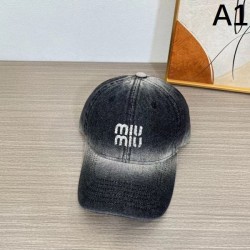 2024SS hat MIU MIU Miu Miu loose feel