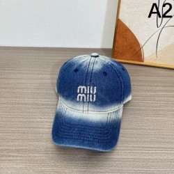 2024SS hat MIU MIU Miu Miu loose feel