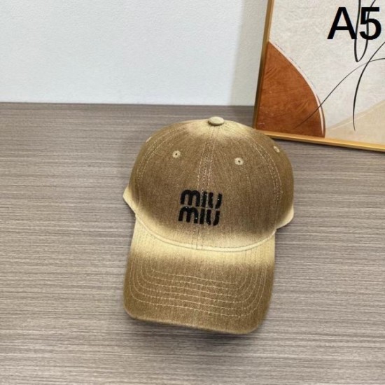 2024SS hat MIU MIU Miu Miu loose feel 2024SS hat MIU MIU Miu Miu loose feel