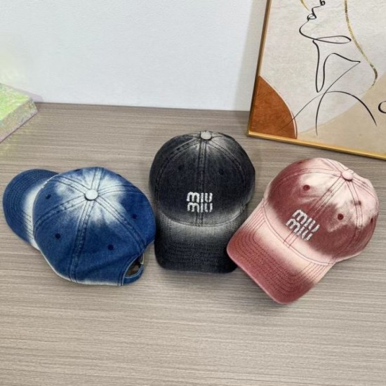 2024SS hat MIU MIU Miu Miu loose feel 2024SS hat MIU MIU Miu Miu loose feel