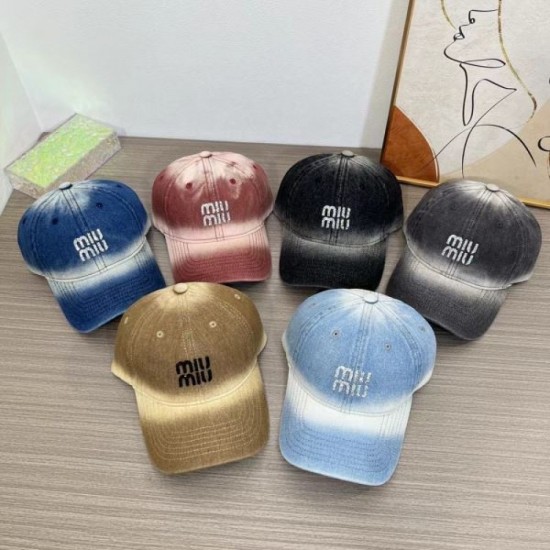 2024SS hat MIU MIU Miu Miu loose feel 2024SS hat MIU MIU Miu Miu loose feel