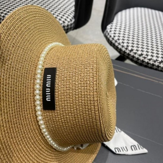 MIU MIU Miu Miu Happy Sale 2024SS Hat MIU MIU Miu Miu Happy Sale 2024SS Hat