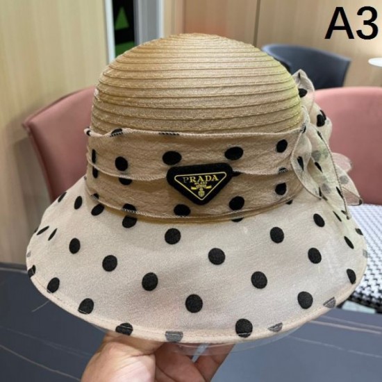 PRADA Eye-catching style this summer 2024SS hat PRADA Eye-catching style this summer 2024SS hat
