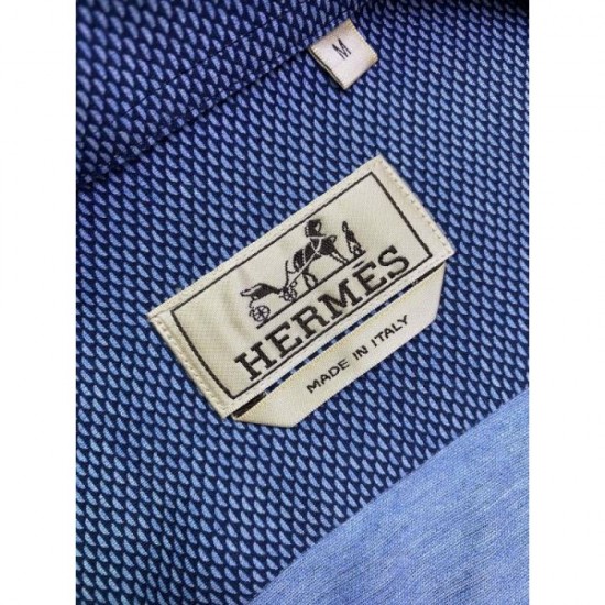 HERMES Latest Ahead Stylish Logo 2024SS Shirt HERMES Latest Ahead Stylish Logo 2024SS Shirt