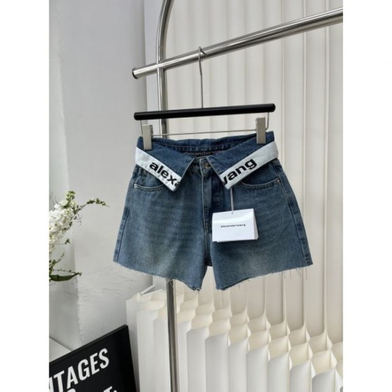 2024SS Denim Pants ALEXANDER WANG Low price & high quality 2024SS Denim Pants ALEXANDER WANG Low price & high quality