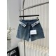 2024SS Denim Pants ALEXANDER WANG Low price & high quality 2024SS Denim Pants ALEXANDER WANG Low price & high quality