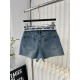 2024SS Denim Pants ALEXANDER WANG Low price & high quality 2024SS Denim Pants ALEXANDER WANG Low price & high quality