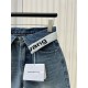 2024SS Denim Pants ALEXANDER WANG Low price & high quality 2024SS Denim Pants ALEXANDER WANG Low price & high quality