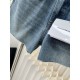 2024SS Denim Pants ALEXANDER WANG Low price & high quality 2024SS Denim Pants ALEXANDER WANG Low price & high quality