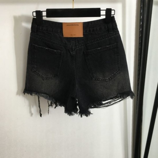 2024SS denim pants ALEXANDER WANG Alexander Wang is very popular in summer 2024SS denim pants ALEXANDER WANG Alexander Wang is very popular in summer
