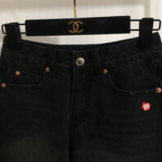 2024SS denim pants ALEXANDER WANG Alexander Wang is very popular in summer 2024SS denim pants ALEXANDER WANG Alexander Wang is very popular in summer