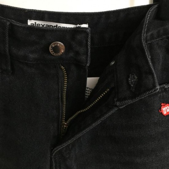 2024SS denim pants ALEXANDER WANG Alexander Wang is very popular in summer 2024SS denim pants ALEXANDER WANG Alexander Wang is very popular in summer