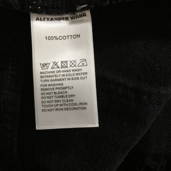 2024SS denim pants ALEXANDER WANG Alexander Wang is very popular in summer 2024SS denim pants ALEXANDER WANG Alexander Wang is very popular in summer