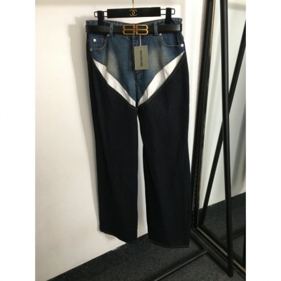 2024SS straight jeans BALENCIAGA Balenciaga style with great presence 2024SS straight jeans BALENCIAGA Balenciaga style with great presence