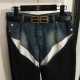 2024SS straight jeans BALENCIAGA Balenciaga style with great presence 2024SS straight jeans BALENCIAGA Balenciaga style with great presence