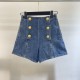 2024SS Denim Pants BALENCIAGA Balenciaga A new masterpiece with a high reputation 2024SS Denim Pants BALENCIAGA Balenciaga A new masterpiece with a high reputation
