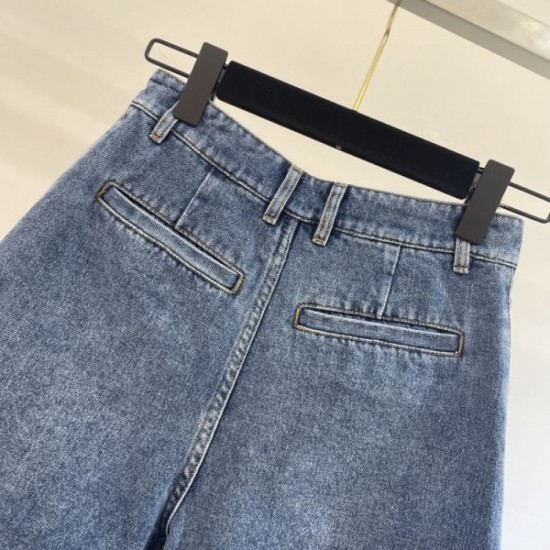 2024SS Denim Pants BALENCIAGA Balenciaga A new masterpiece with a high reputation 2024SS Denim Pants BALENCIAGA Balenciaga A new masterpiece with a high reputation
