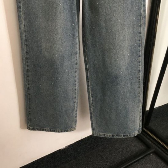 2024SS Straight Jeans CELINE Limited sale in spring/summer! 2024SS Straight Jeans CELINE Limited sale in spring/summer!