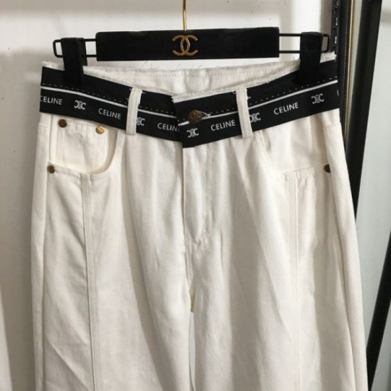 CELINE Wide Pants 2024FW Popular New Brand Item CELINE Wide Pants 2024FW Popular New Brand Item