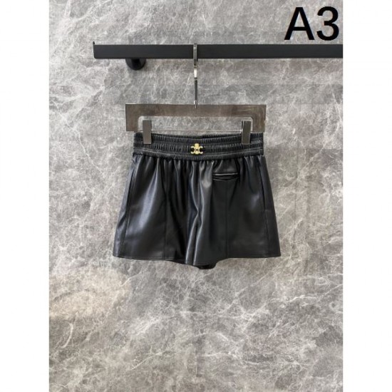 CELINE Leather Pants 2024FW Great value for this season CELINE Leather Pants 2024FW Great value for this season