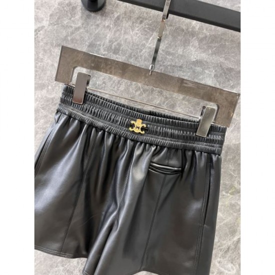 CELINE Leather Pants 2024FW Great value for this season CELINE Leather Pants 2024FW Great value for this season