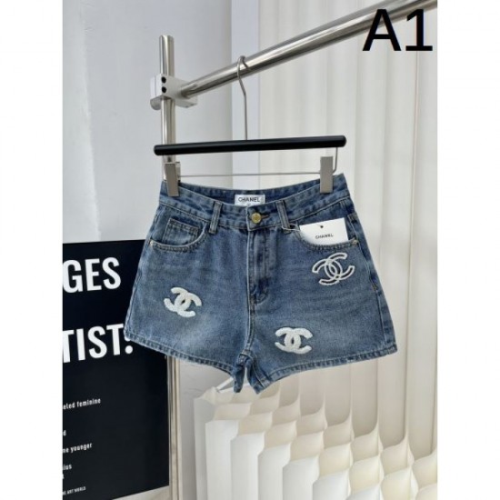 2024SS Denim Pants CHANEL Refreshing Spring/Summer Style 2024SS Denim Pants CHANEL Refreshing Spring/Summer Style